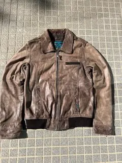 本革レザージャケット ビンテージ 古着 牛