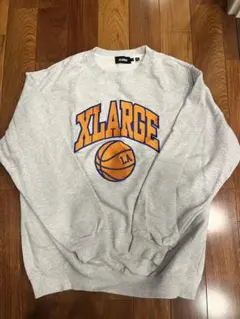 XLARGE バスケットボールトレーナー L グレー