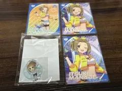 シンデレラガールズ 真鍋いつき ガラポン アクリルスタンド＋カードフォリオR/N