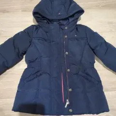 TOMMY HILFIGERネイビー フード付きダウンコート