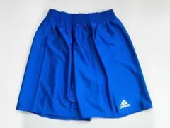 新品未使用　アディダス　サッカーパンツ　ブルー　Mサイズ
