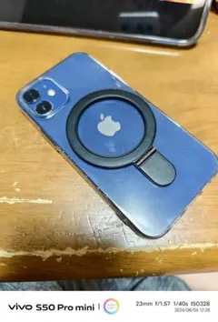 iPhone用 マグネットリング付きクリアケース ダイソー