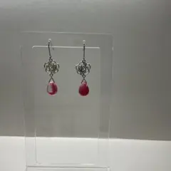 ガラスビーズピアス　6