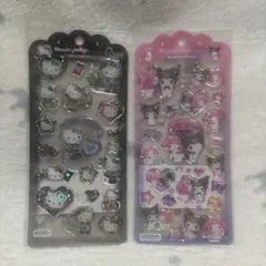 ドロップジュエリーシール キティ マイメロ クロミ