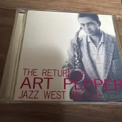 THE RETURN OF ART PEPPER JAZZ WEST JWLP