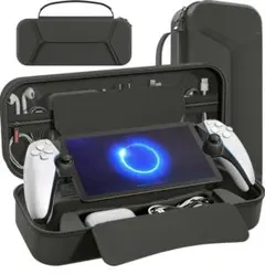 PS5 Portal対応収納充電ケース 大容量 全面保護 耐衝撃 キズ防止