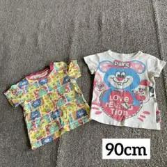 【美品】bitz ラブレボリューション 半袖Tシャツ 2枚セット 90cmのサムネイル