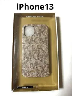 MICHAEL KORS iPhone 13用ケース ピンクゴールド系