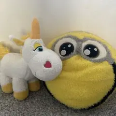 怪盗グルー ユニコーン ミニオン ぬいぐるみ 2点セット