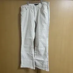 ZARA BASIC ホワイト カジュアルパンツ USA8