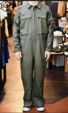 Nigel Cabourn × ELEMENT オーバーオール・つなぎ オリーブ