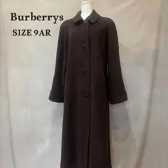 美品　バーバリーズ　チェック柄　シャドーホース　アンゴラ　ウール　ロングコート 美品 バーバリーズ チェック柄 シャドーホース アンゴラ ウール ロング
