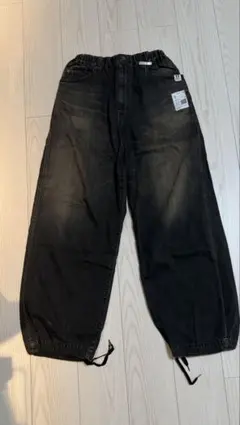 ライトデニムワイドパンツLight Denim Wide Pants BLACKのサムネイル
