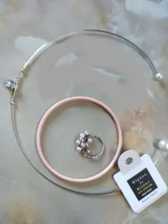 4点セット！ ネックレス＆ブレスレット＆リング