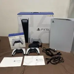 PlayStation5 本体　コントローラー×2個
