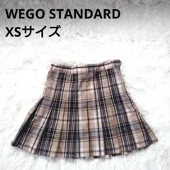 2394 WEGO STANDARD チェック ミニスカート 春服 秋服 XS