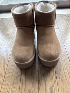 UGG 厚底 ムートンブーツ 25cm 人気カラー ブラウン 美品