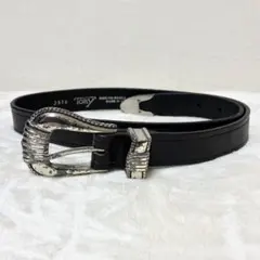 TORY LEATHER ウエスタンベルト 黒 ブライドルレザー アメリカ製