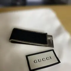 GUCCI マネークリップ ブラック レザーのサムネイル