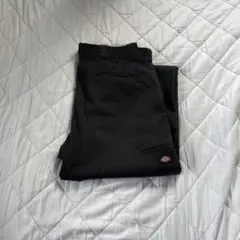 Dickies 85283 ダブルニーワークパンツ 黒 38×32 us企画