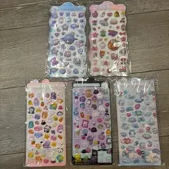 BONBON DROP 彩色角色貼紙 5張套裝