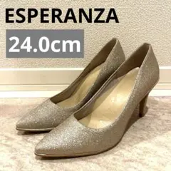 エスペランザ　ゴールドヒール　9cm 結婚式　ブライダル　パンプス