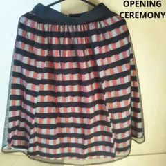 OPENING CEREMONY メッシュミモレスカート オレンジ SIZE Sのサムネイル