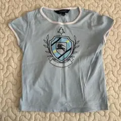 BURBERRY ライトブルー Tシャツ100小さめ