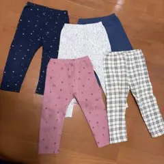 ボトムス5点セット 90cm 裏フリース　冬