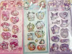 ウォーターシール　キャラクターシール３シートセッ　組み合わせ自由