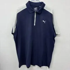 ハーフジップ 半袖