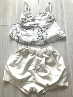 水着 トップス→chico 110 ボトムス→プティマイン90