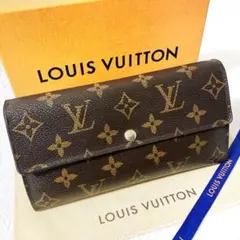 【美品】ルイヴィトン ☆ポルトフォイユサラ モノグラム 長財布 カード入れ10枚