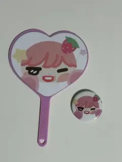 nct wish サクヤ 다님 ダニム ミニうちわ 缶バッジ