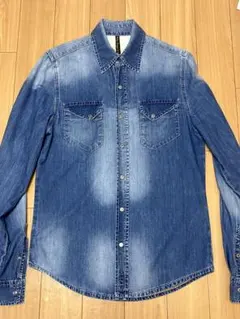 nudie Jeans ヌーディージーンズ 薄手 デニムシャツ 長袖Sのサムネイル