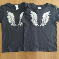 ブラックTシャツ 森山開次ツアーTシャツ 150cm 2枚セットのサムネイル