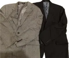 【お得2点セット訳あり】CHAPS ＆ HUGO BOSS テーラードジャケットのサムネイル