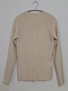 discoat リブ編み 長袖セーター