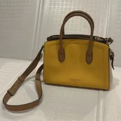 kate spade ノット イエローレザー バッグ 2WAY