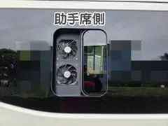 キャラバン 換気扇＆USBファン網付きセット 窓が開閉できる薄型設計