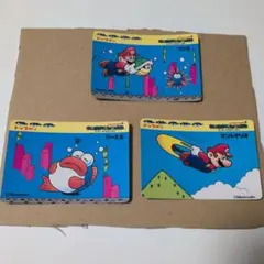 スーパーマリオワールド トップサン カード 3枚セット - メルカリ
