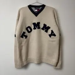 90s TOMMY HILFIGER ニット セーター トミーヒルフィガー 古着