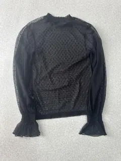 ドット柄チュールトップス　GU