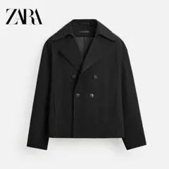 ZARAテクニカルショートトレンチコート S 日本M-L位