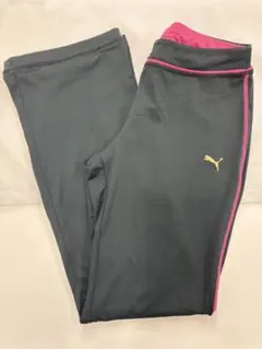 PUMA ジャージ パンツ ブラック ピンク Mサイズ