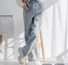 完売品　ローリーズファーム　ＣＯＮＥ／ワイドストレートパンツ　M