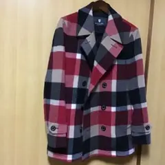 BLACK LABEL CRESTBRIDGE M ピーコート チェック柄