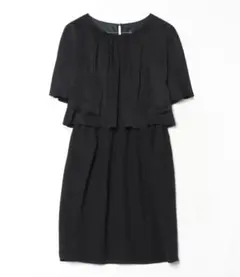 最終価格‼️UNTITLED 半袖ワンピース ブラック フリル