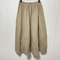 クラシカルエルフ　ロングスカート　茶色　ウエストゴム　オールシーズン