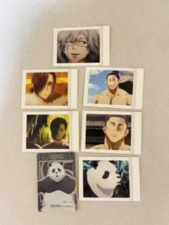 呪術廻戦 ぱしゃこれ カード 真人 東堂葵 吉野順平 パンダ